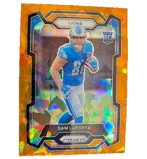 2023 Panini Prizm - Rookies Sam LaPorta #332 Orange Ice Prizm (RC)