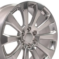 22x9 Polished 5922 Wheel Fits Gmc Sierra Yukon High Country