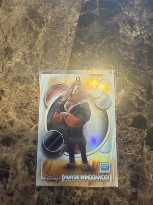 2026 Topps Chrome Disney Mayor Winddancer Debut Refractor (Zootopia)