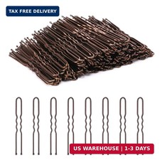Cehony U Shaped Hair Pins, 200 Count Buns Waved Hair Pins for Updos with Box for