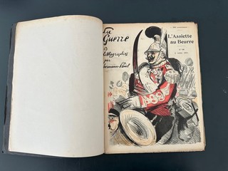 reliure éditeur L'ASSIETTE AU BEURRE N°4 (14.15.16.17) de 1901 STEINLEN VILLON