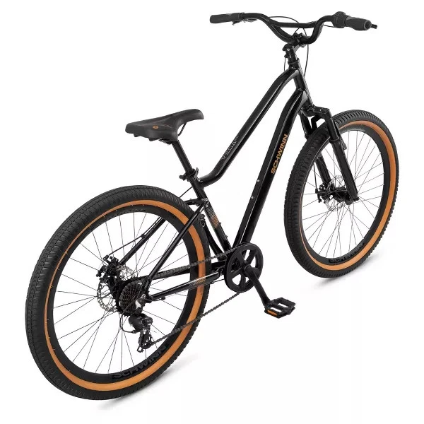 BICICLETA HÍBRIDA CONFORT SCHWINN VEGA SE 27.5" 7 VELOCIDADES, CUADRO 17.5" - NEGRA/NARANJA Foto 3 de 4