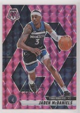 2024-25 Panini Mosaic Pink Mosaic Prizm 144/175 Jaden McDaniels #101 1i7s