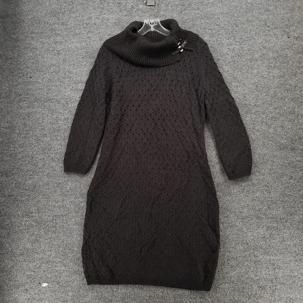 chinese dress ladies Calvin Klein Women's Long Sleeve Mock Wrap Sweater Dress, Aubergine Solid,  Large at Amazon Women's Clothing store