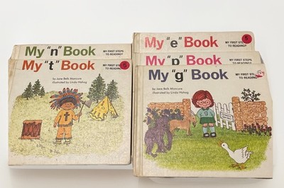 My First Steps To Reading  set of 5. E  N T P G Jane Belk Moncure speech therapy