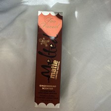 Too Faced Melted Matte Liquid Lipstick Gingerbread Man Full Size New In Box