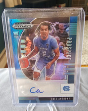 2020 Prizm Draft Picks COLE ANTHONY RC Rookie Auto Blue /149 UNC TAR HEELS AUTO