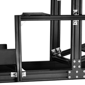 Marada 4080 Aluminum Racing Sim Cockpit With TV Stand Fit Logitech Thrustmaster