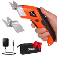 Cordless Electric Scissors, Cardboard Cutter Super Scissors Box Cutter with B...
