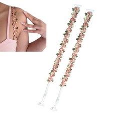 Decorative Bra Straps,Removable Invisible Floral Bra Straps for Bra,Shoulder ...