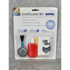 Sima SLK Lens Cleaner Kit with Blower Brush Fluid Cloth 50 Tissues New Vintage