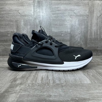 Puma Softride Enzo Evo Running Shoes Mens 12 Black Mesh Athletic NEW 313222-03