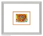Original James Rizzi 3D  " THE POWER OF PEACE " Zertifikat GERAHMT NEU