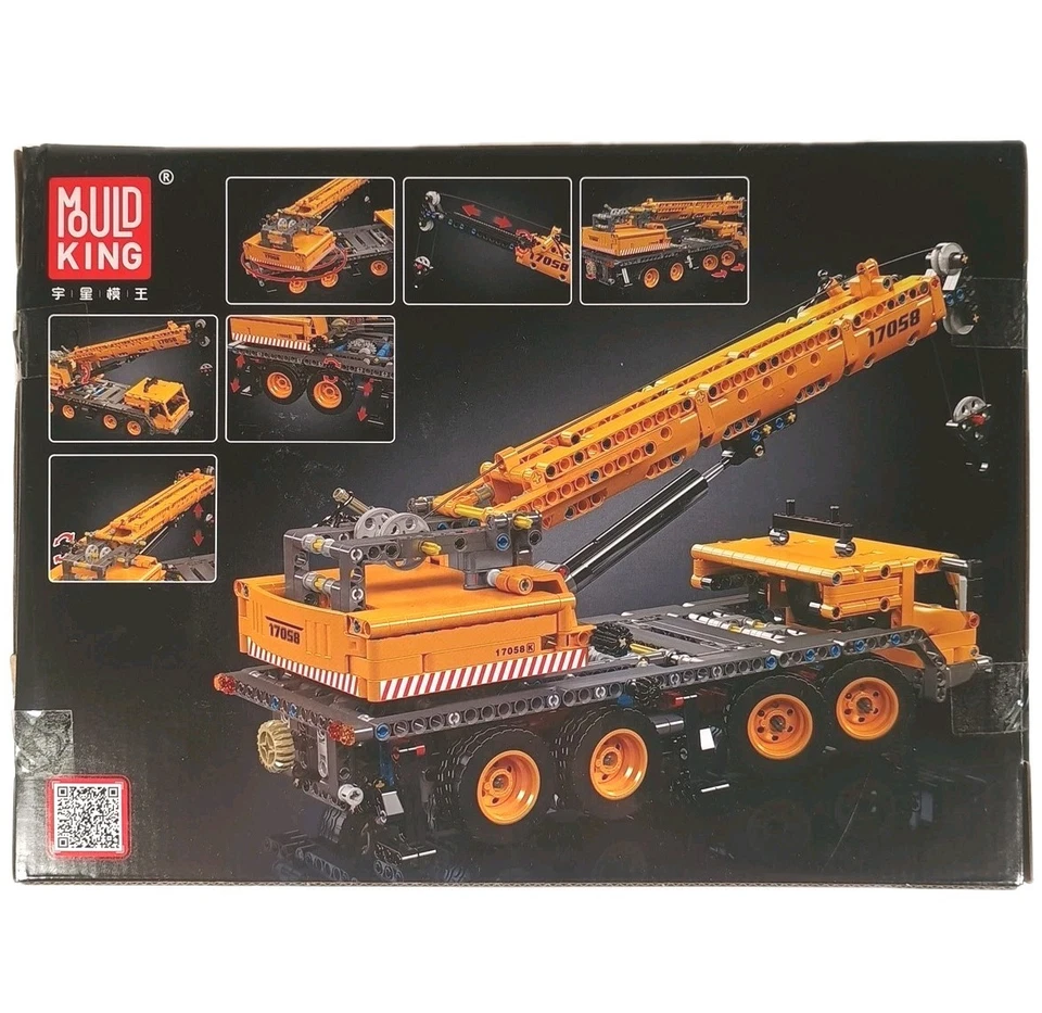 Mould King 17058 Crane Truck Construction Model Building Block Toy Play Mechanic - Image 2 of 4
