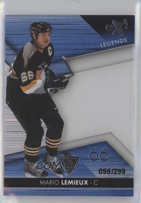 2014-15 Fleer Ultra eX 95/299 Mario Lemieux #35 HOF 2d8