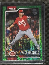 2026 Topps #143 Zach Maxwell Green Holo Foil #/99