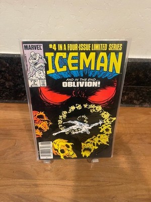 Marvel Iceman and in the end oblivion. #4 (Jun 1985, Marvel)