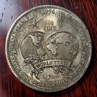 Vintage 1974 Hoffman & Hoffman 99.9% Silver Round 1 oz .999 Fine Type I Top Date