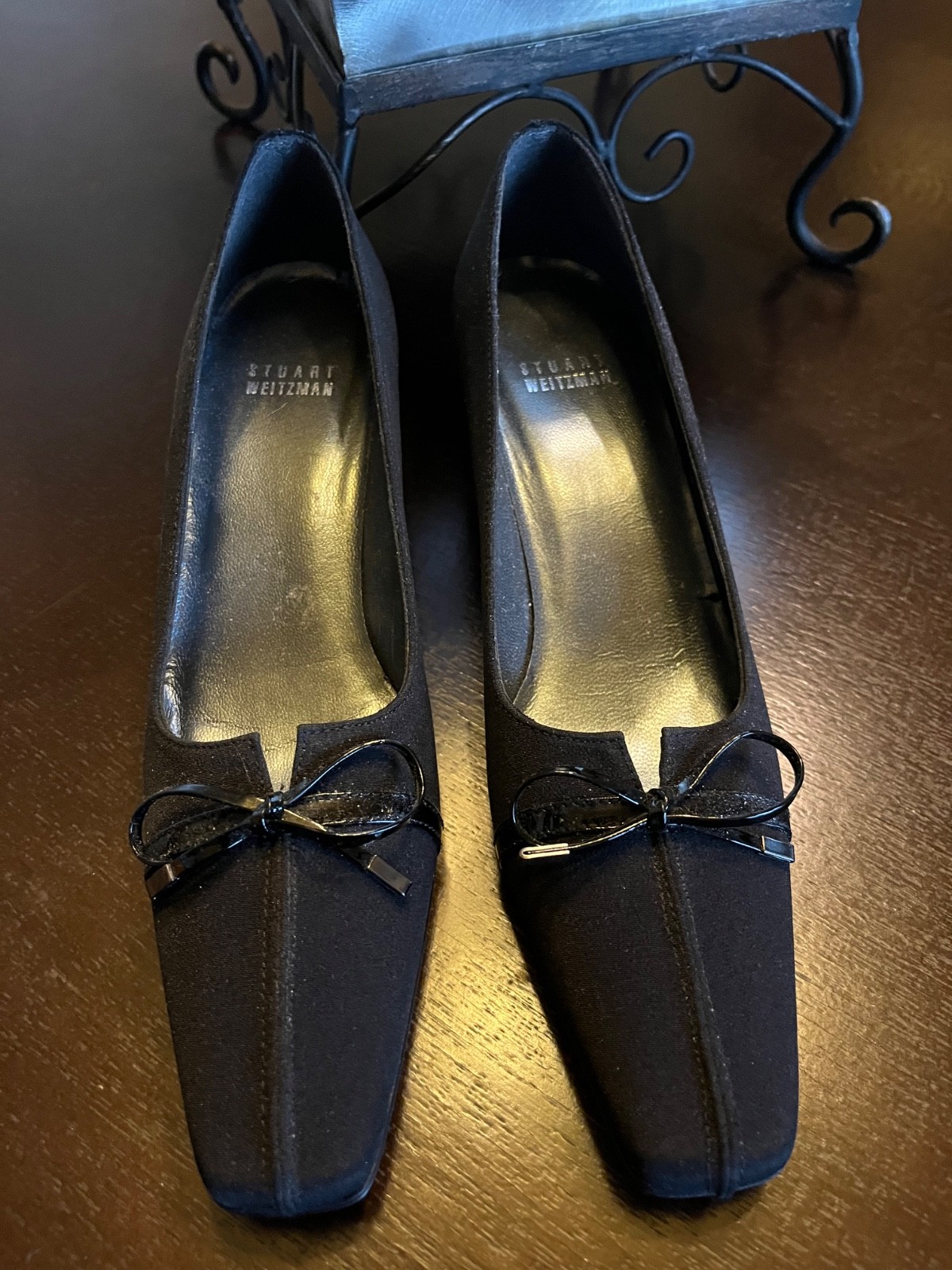 Stuart Weitzman Rectangular Heel Pump - image 2