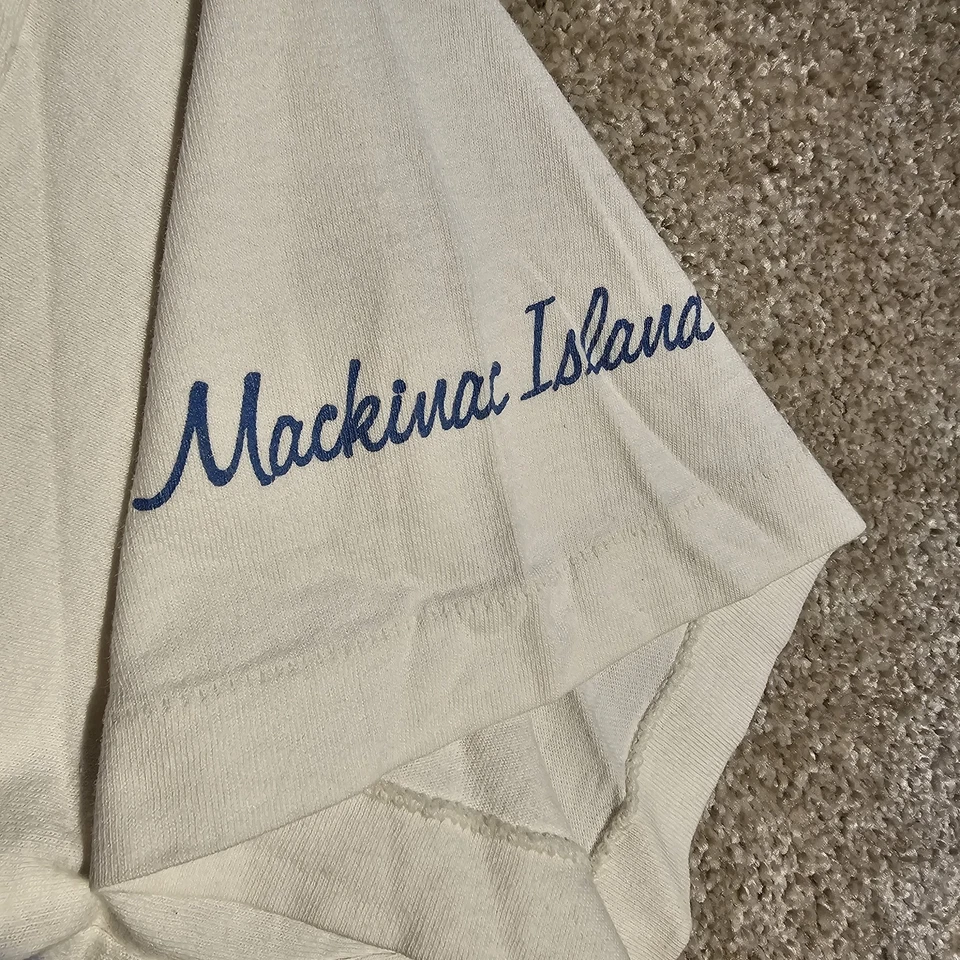 Camiseta Caballo Mackinac Island 1997 De Colección Talla M Vaquero Grunge Country Souvenir Foto 3 de 4