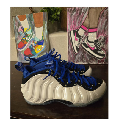 Nike Air Foamposite One Penny Hardaway Stars White Blue Black Limited Edition
