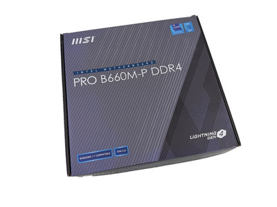 MSI Pro B660M-P DDR4 Socket 1700 Micro ATX w/ Wifi