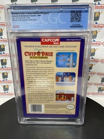 Chip n Dale Rescue Rangers Disney's Capcom CIB VGA WATA CGC PSA Nintendo NES