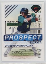 2024 Panini Prospect Edition Blue 89/199 Christian Knapczyk #54 4z8