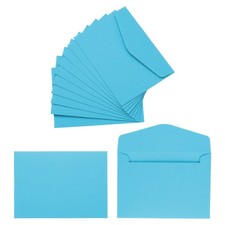 120Pcs Gift Cards Envelopes, 110GSM Paper Mini Envelopes, Blue