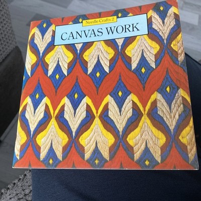 1978 Canvas Work Needle Crafts No. 2 Booklet How to do canvas work with Patterns
