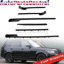 6x Black Door Side Body Molding Trim Strip Kit For Range Rover L405 2013-2022 Us