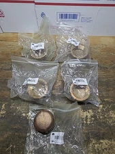 (5) Mueller Global 1-1/4" Brass Pipe Caps.. 457-006 NL, NSF61-4..LOT OF 5...NEW