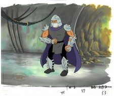 Shredder of (TMNT) Turtles- Original Production Cel with MWS Seal
