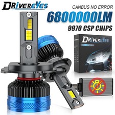 6800W H4 H7 LED Headlight Bulbs Canbus H1 H8 H9 H11 9005 9970CSP Car Turbo Light