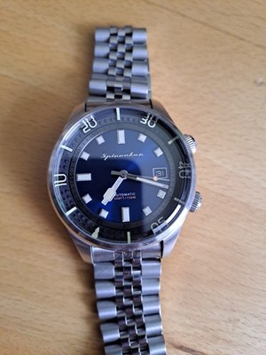 Spinnaker Herrenuhr Automatik Bradner Saphirglas Blau