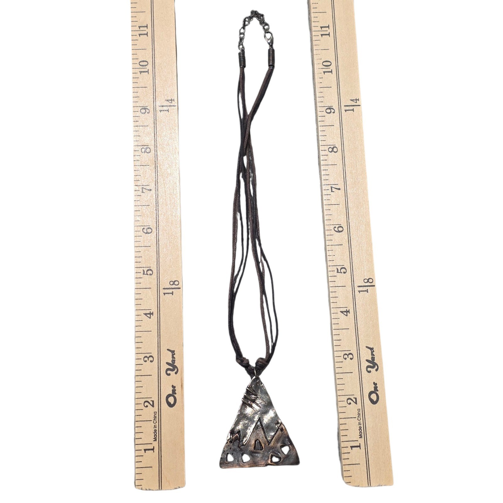 Triangle Pendant Necklace Boho Statement Jewelry … - image 5