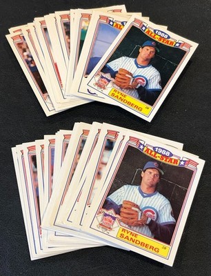 (2)x 1989 Topps Baseball 1988 All-Star Game Commemorative Send-A-Way Card Sets