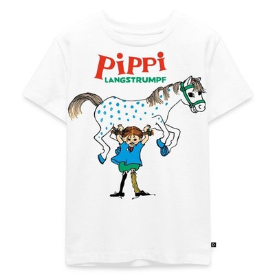 Pippi Langstrumpf Pippi Hebt Kleiner Onkel Kinder Premium Bio T-Shirt