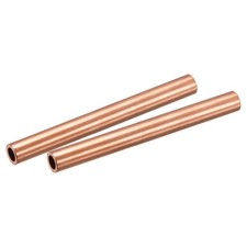 2stk Rundrohr aus Kupfer 10mm Au&szlig;endurchm. 1.5mm Wandst&auml;rke 100mm Rohrschlauch