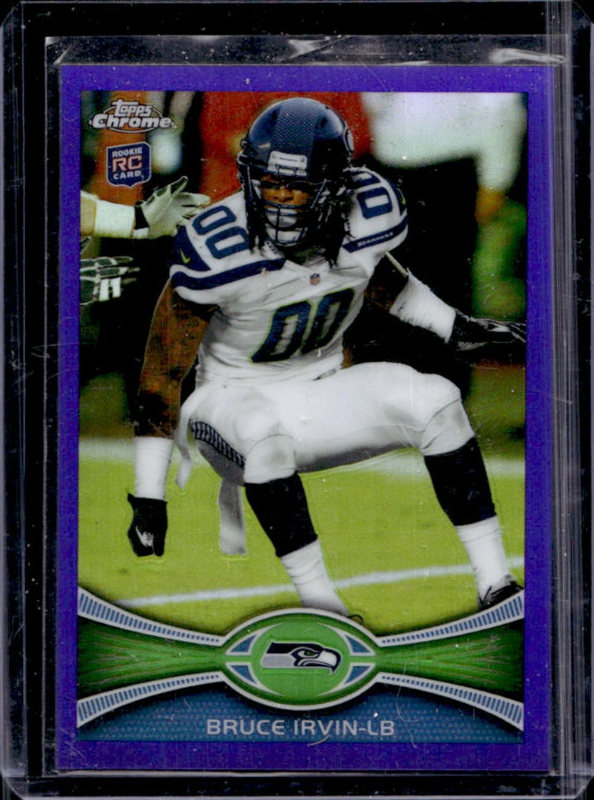 Bruce Irvin Topps Chrome #176 Purple Refractor