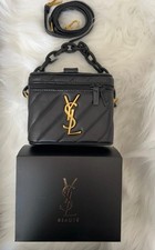  PRESALE YSLBeautyYvesSaintLaurentBeauty Makeup Vanity Bag Strap Black/Gold GWP