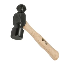 Ball Pein Hammer 8oz Striking Tool With Forged And Machined Head  Ergonomic Oak