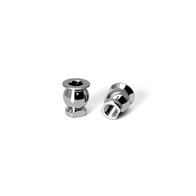 TP-X4-C  T-Works 64 Titanium 6mm Lower Arm Ball With Hex for X4 (2)