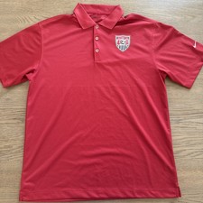 Nike Golf USA USMNT Polo Short Red Men’s Medium Dri-fit Soccer World Cup