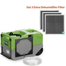 AlorAir Storm LGR 1250 264 Pint Commercial Dehumidifier 3000 sq.ft w/Pump & Hose