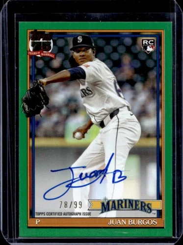2026 Topps Series 1 Juan Burgos Red Foil (RAW)
