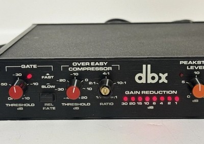 DBX 166 2-Channel Analog Audio Dynamics Processor with Compressor