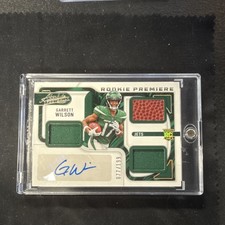 Panini Absolute Garrett Wilson Rookie Premiere Auto /199 Jets #206