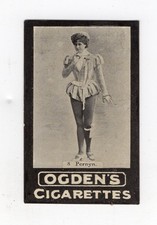 Early 1900s Ogdens cigarette card Entertainment Pernyn French actress