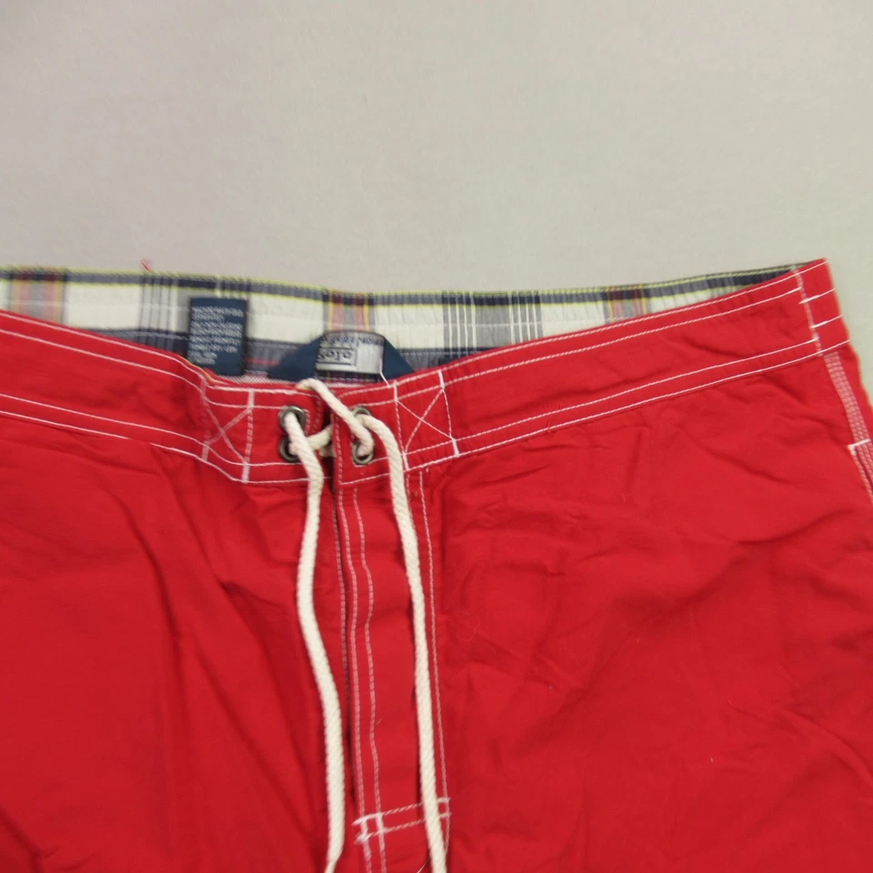 Polo Ralph Lauren Pantalones Cortos Para Hombres Tabla Grande Traje de Baño Ligero Nadar Rojo Foto 2 de 4